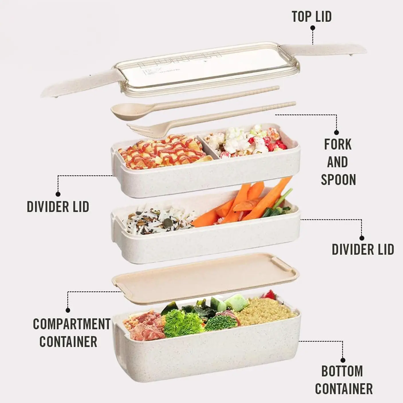 Bento Three - Coconut Clay