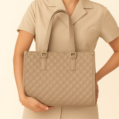 The Vault Tote - Mocha Blush