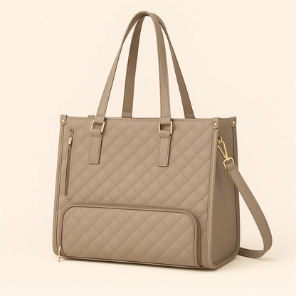 The Vault Tote - Mocha Blush