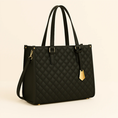 The Vault Tote - Obsidian Bloom